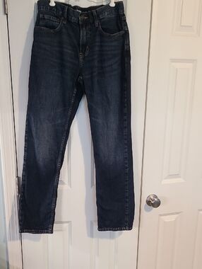 Old Navy Men's Straight Leg Dark Blue Jeans